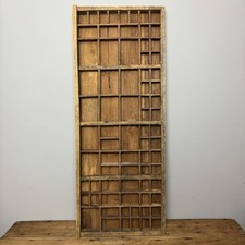 Vintage Wooden Printers Tray -
