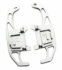 Silver paddle shifter lever - shifter,