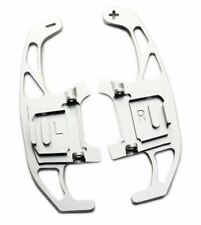 Silver Paddle Shifter Lever Extensions For VW Golf MK7 7.5 VII R GTI GTD TSI DSG