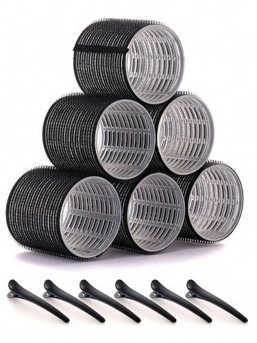 Jumbo hair curlers 56in - curlers, set