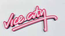 Decorative GTA Vice City Game Standing Room Sign Display Logo Gaming