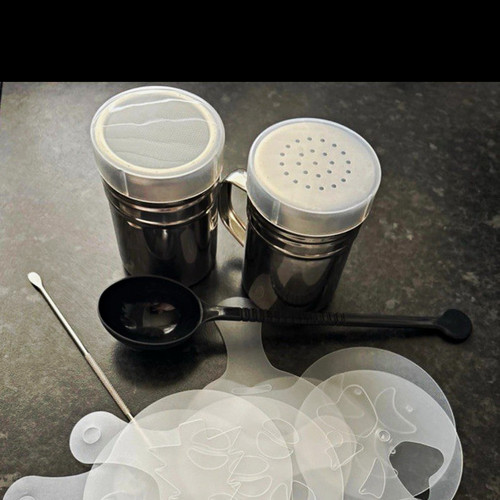 Cake decorating stencil set - decorating,