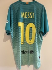 Barcelona 2016/17 Third Shirt Messi 10 Basic Version Rogers Men’s Large