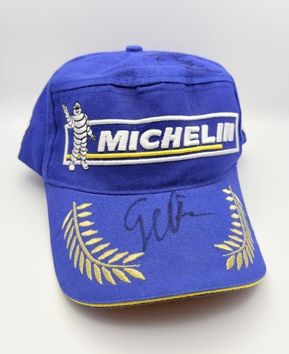Michelin podium cap blue gold - podium,