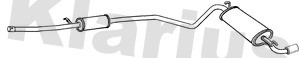 Klarius ft594m rear exhaust - ft594m,