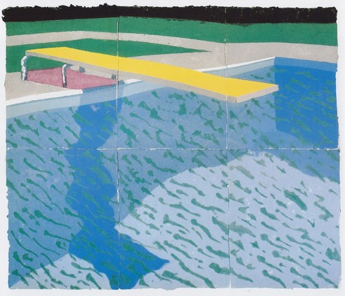 Swimming pool with - pool, shadow
