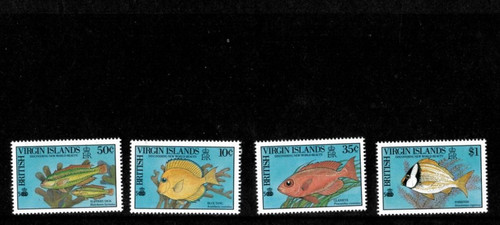 Bvi 1989 blue tang fish - 1989,