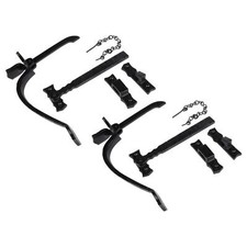 2x Rustic Suffolk Latch Cast