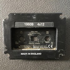Marshall JCM900 1998 stereo Jack plate  4x12 1960B cab cabinet - serial tag