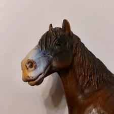 Schleich Shire Horse Stallion 13275 Brown Bay Draft Horse Figure 2000 Retired