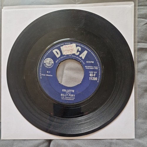 Billy fury collette - fury, 1960