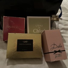 EMPTY 5x Fragrance Bottles with Box