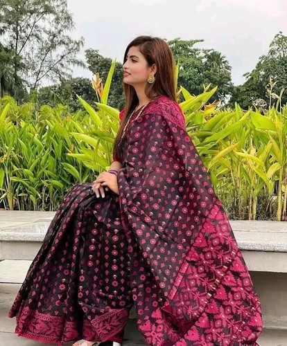 Jamdani soft silk - jamdani,