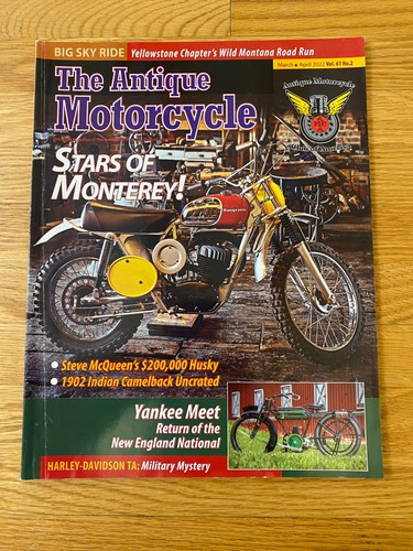 The antique motorcycle - the,