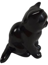 W.R. Midwinter England Black Cat Figurine Ceramic Pottery Collectable Figurine