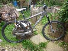 Kona Dawg mountain bike 16" XT Front brake & groupset,  Marzocchi Bomber forks,