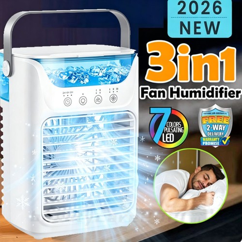 Speeds portable air cooler - 3-speeds,