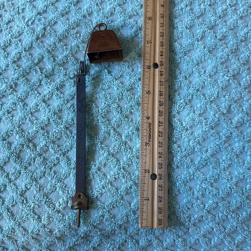 Antique style brass door - door, bell