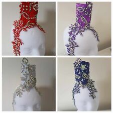 Pony Cones with Stoned Applique Hair Dance Accessories for Freestyle Dancewear