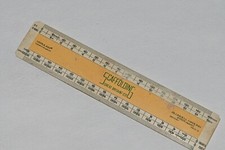 Vintage Scale Rule BLUNDELL HARLING 3V 150 mm Eight scales Draughtsman Architect