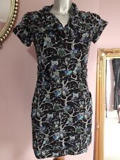 *TENKI* owl Dress With Pockets Warm Feel Material