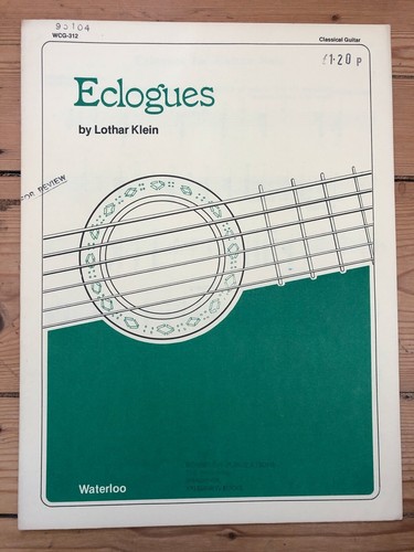 Lothar klein eclogues guitar - eclogues,