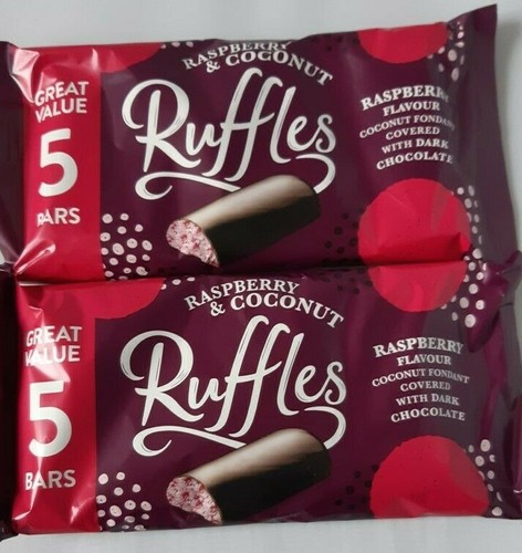 Ruffles raspberry coconut - &,