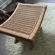 SMALL RATTAN FOLDING STOOL