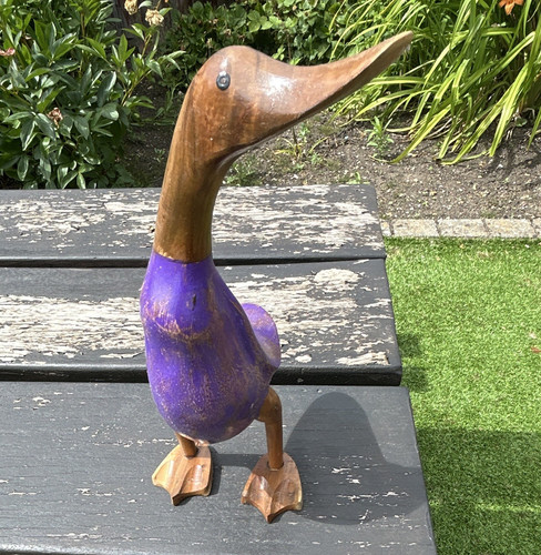 Hand painted carved - carved, wooden