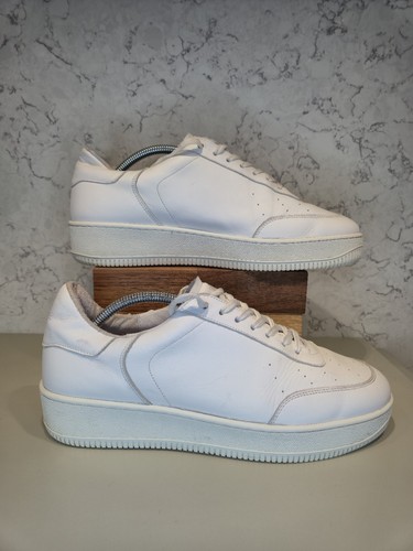 Arne white leather court - white,