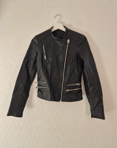 Zara womens black leather - womens-,