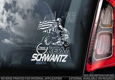 Kevin Schwantz - Car Window Sticker - Motorbike 1993 Champion Motorcycle