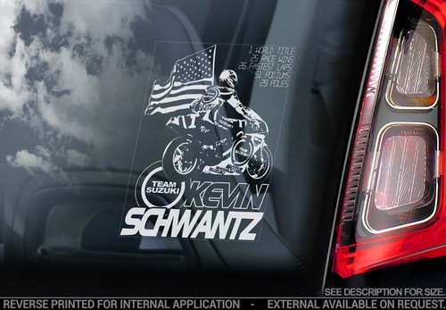 Kevin schwantz car window - kevin,