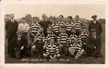 1920 Hull Swan Flour Mills Rugby Football Club Team Real Photo Postcard unposted
