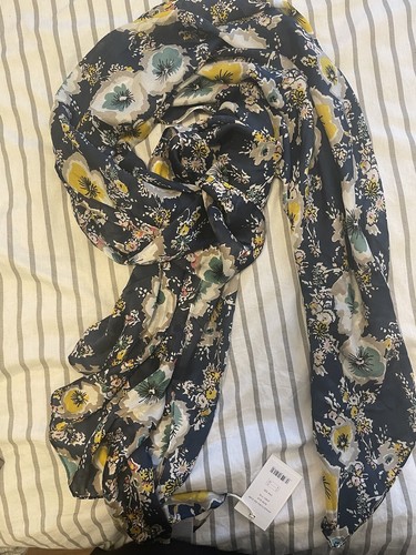 Vintage jigsaw silk scarf - silk,