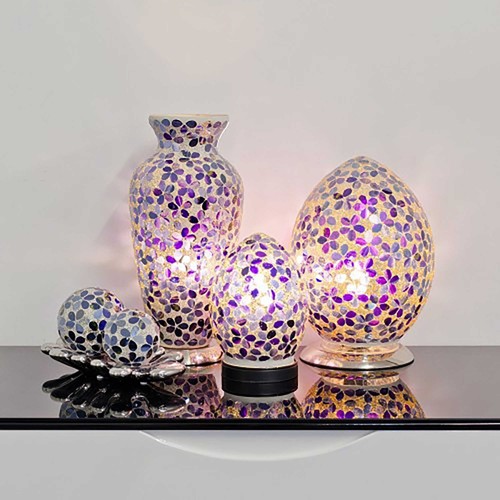 Egg lamp mosaic - lamp,