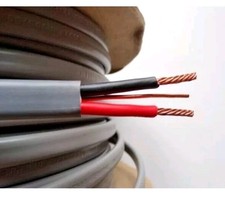 6.0mm Twin & Earth Cable Old Wiring Colours Red & Black 6242Y Grey T&E / 1 Metre