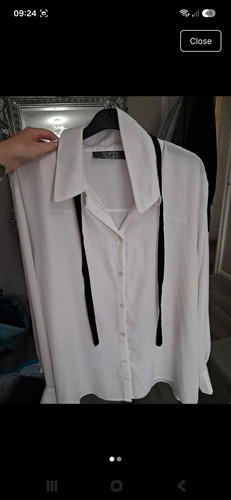 Primark white dress shirt - white,