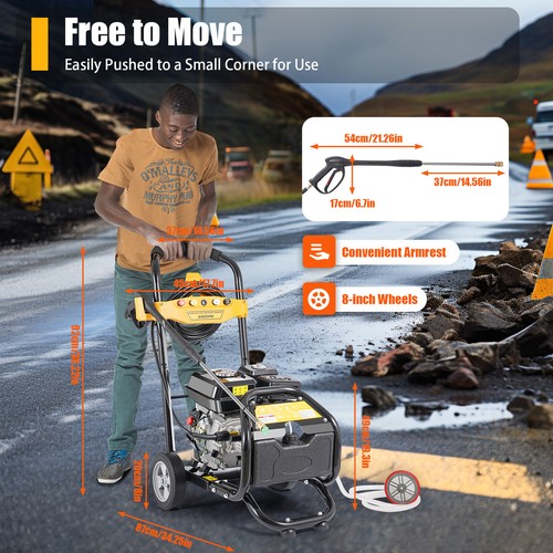 Petrol pressure washer garden - pressure,