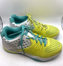 Prince Warrior Tennis Shoes womens Size 9.5 Lime Yellow/Teal
