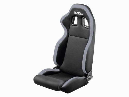 Sparco r100 grey fabric seat - grey,