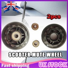 2-pcs Micro Maxi Scooter Replacement Rear Wheels Incl Rubber Sealed Bearings