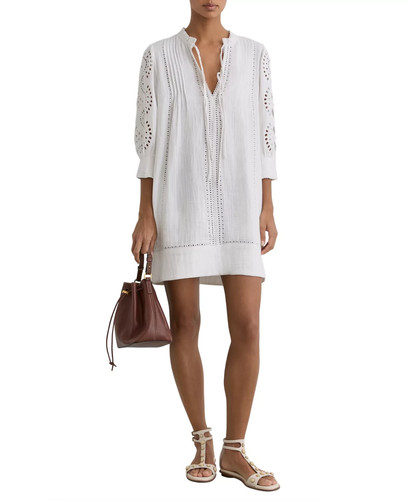 Reiss cotton cheesecloth - reiss,