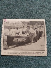 Sk169 Ephemra 1950s Picture Newquay Gig Rowing Club 