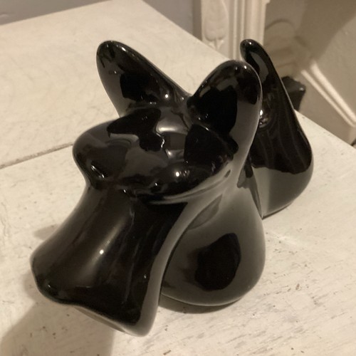 Modernist black ceramic - modernist,