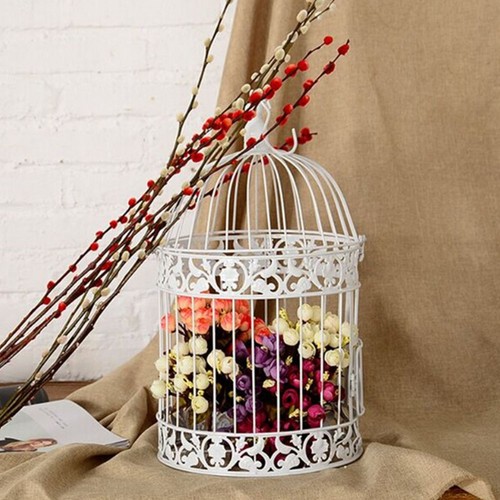 Metal vintage bird cage - metal,