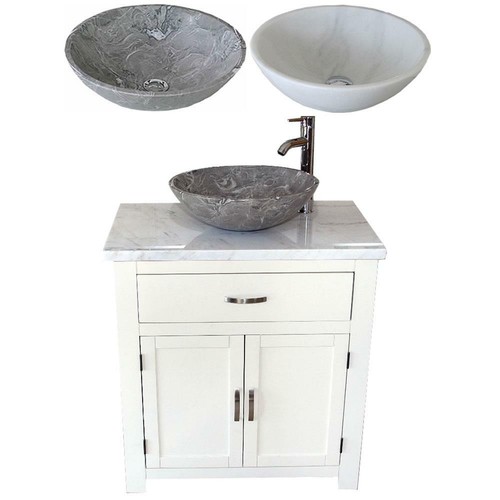 Bathroom vanity unit white - vanity,