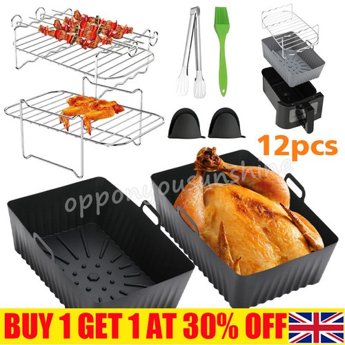12pc air fryer accessories set - air,