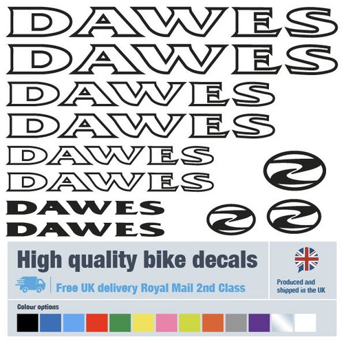 Dawes outline bike - , decals