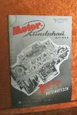 Motor Review 10/54 (M) German Motor Scooter Mars Stella 175 S 175 cc